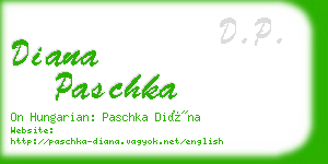 diana paschka business card